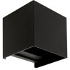 Aplique exterior iglux buho cct 10050-ne-cct/ potencia 10w/ 1000 lúmenes/ 3000ºk-4000ºk